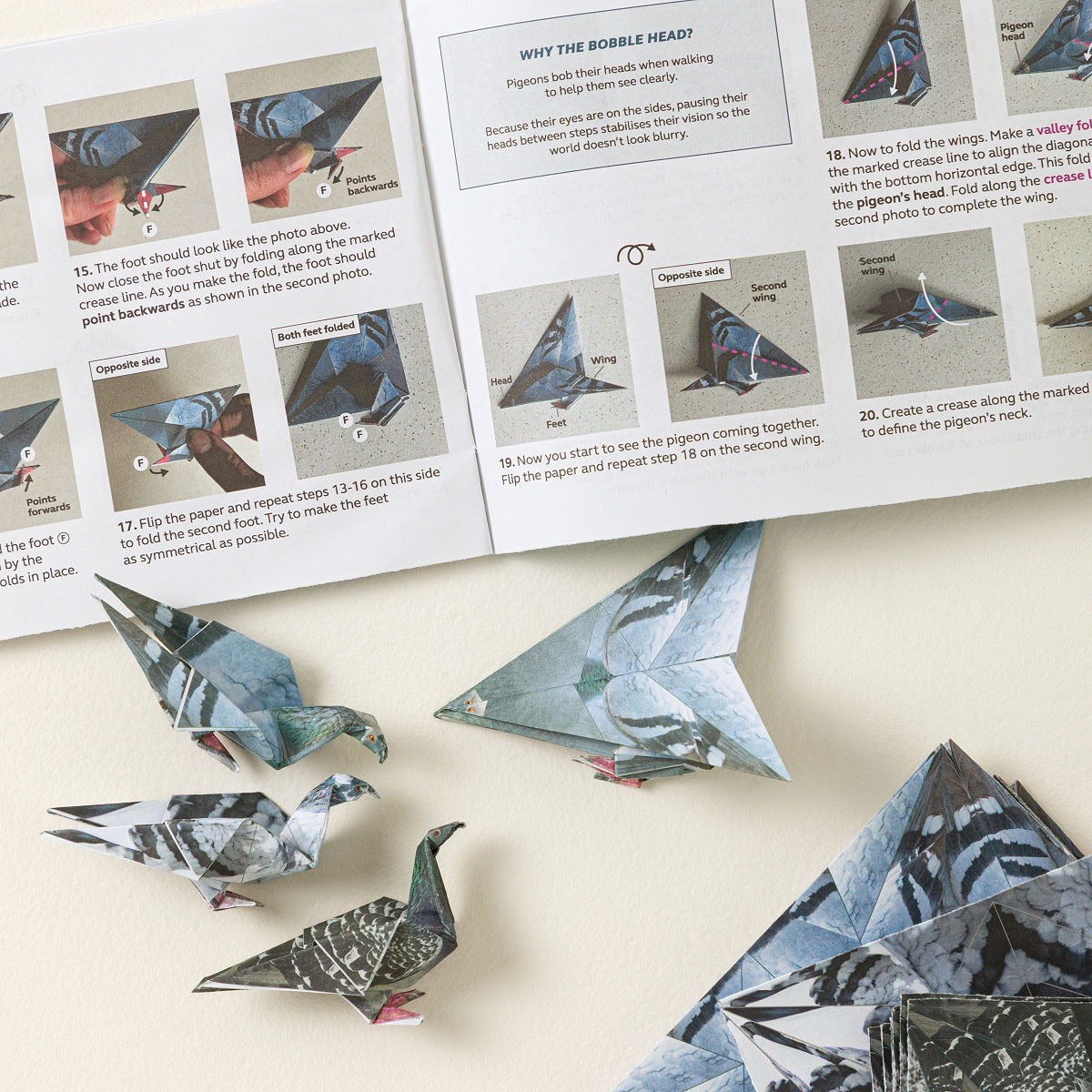 Origami animal folding instruction guide