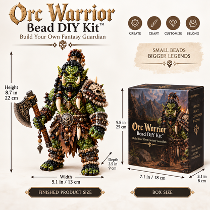 ⚔️ Orc Legends Bead DIY Kit™ – Build Your Own Fantasy Warrior
