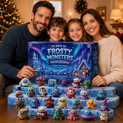 ❄️ 24 Days of Frosty Monster Christmas Advent Calendar – 24 Unique Winter Creature Collectibles