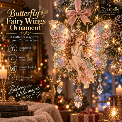 🧚‍♀️✨ Enchanted Fairy Christmas Ornament™