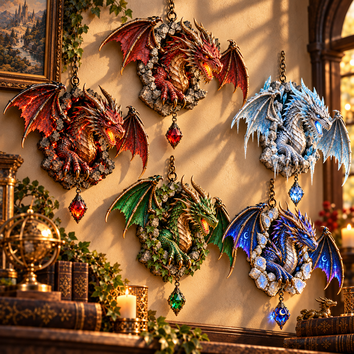 🐉✨ Dragon Rift Guardian™ – 3D Breaking-Through Dragon Wall Hanging