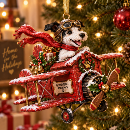 🎄✈️ Christmas Adventure Aviators Ornament Collection
