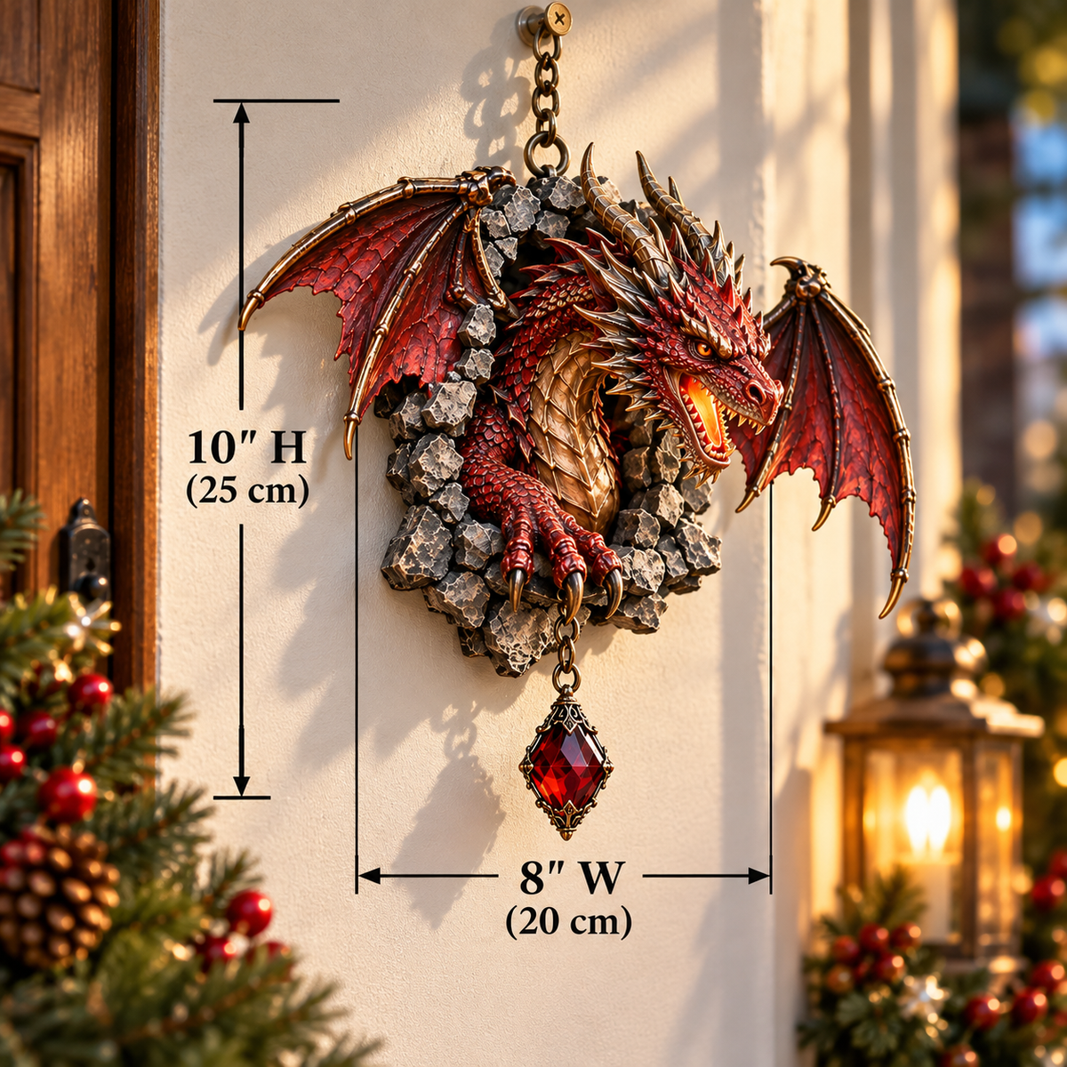 🐉✨ Dragon Rift Guardian™ – 3D Breaking-Through Dragon Wall Hanging