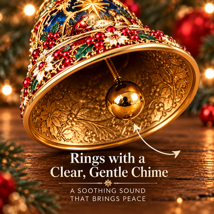 🎄 The Sacred Christmas Scripture Bell Collection™ – 7 Faith-Inspired Jesus & Nativity Heirloom Ornaments