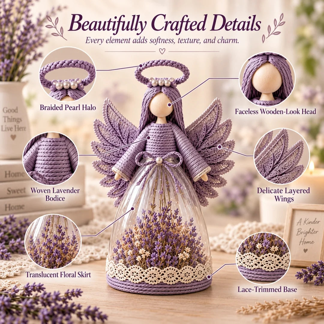 🎁 Lighted Floral Angel Figurine