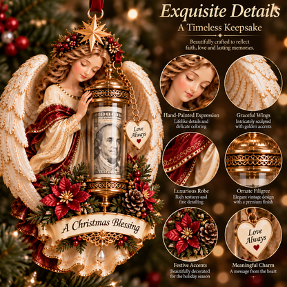 👼 The Christmas Blessing Scroll™ — Angel Cash Gift & Keepsake Ornament
