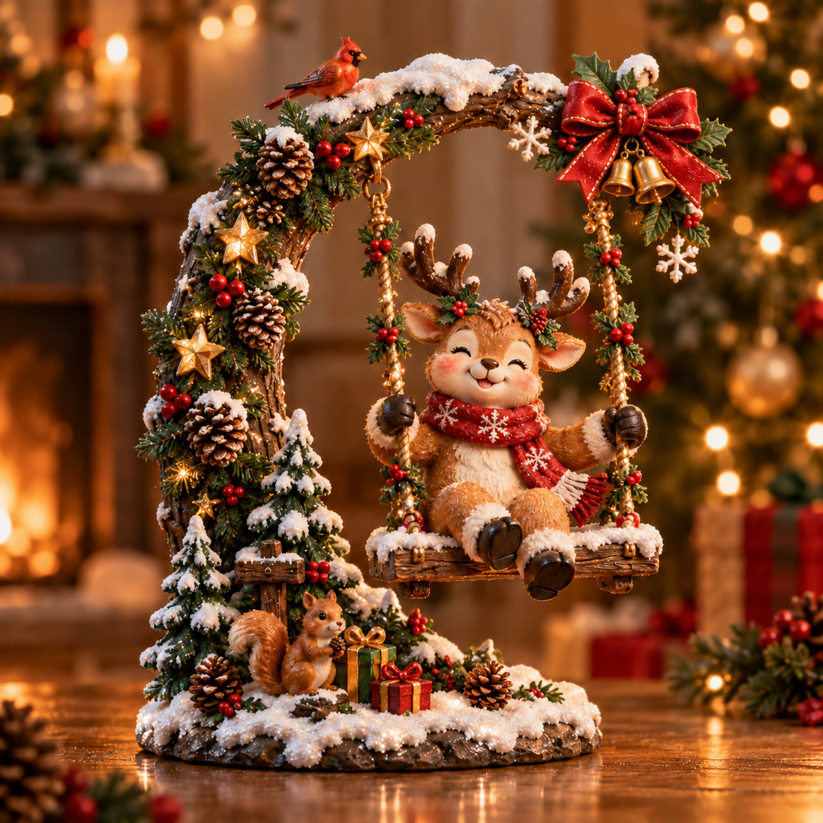 ✨ NEW Original Christmas Swing – A Magical Holiday Figurine Collection