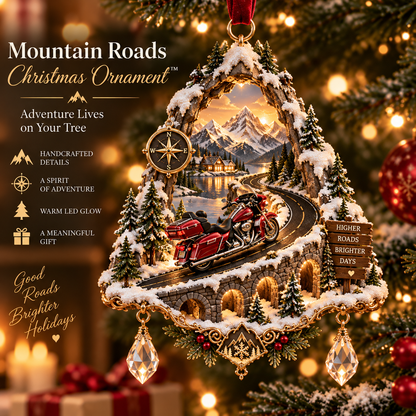 Motorcycle Christmas Ornament Collection – Biker Rider Holiday Tree Decor 🏍️🎄