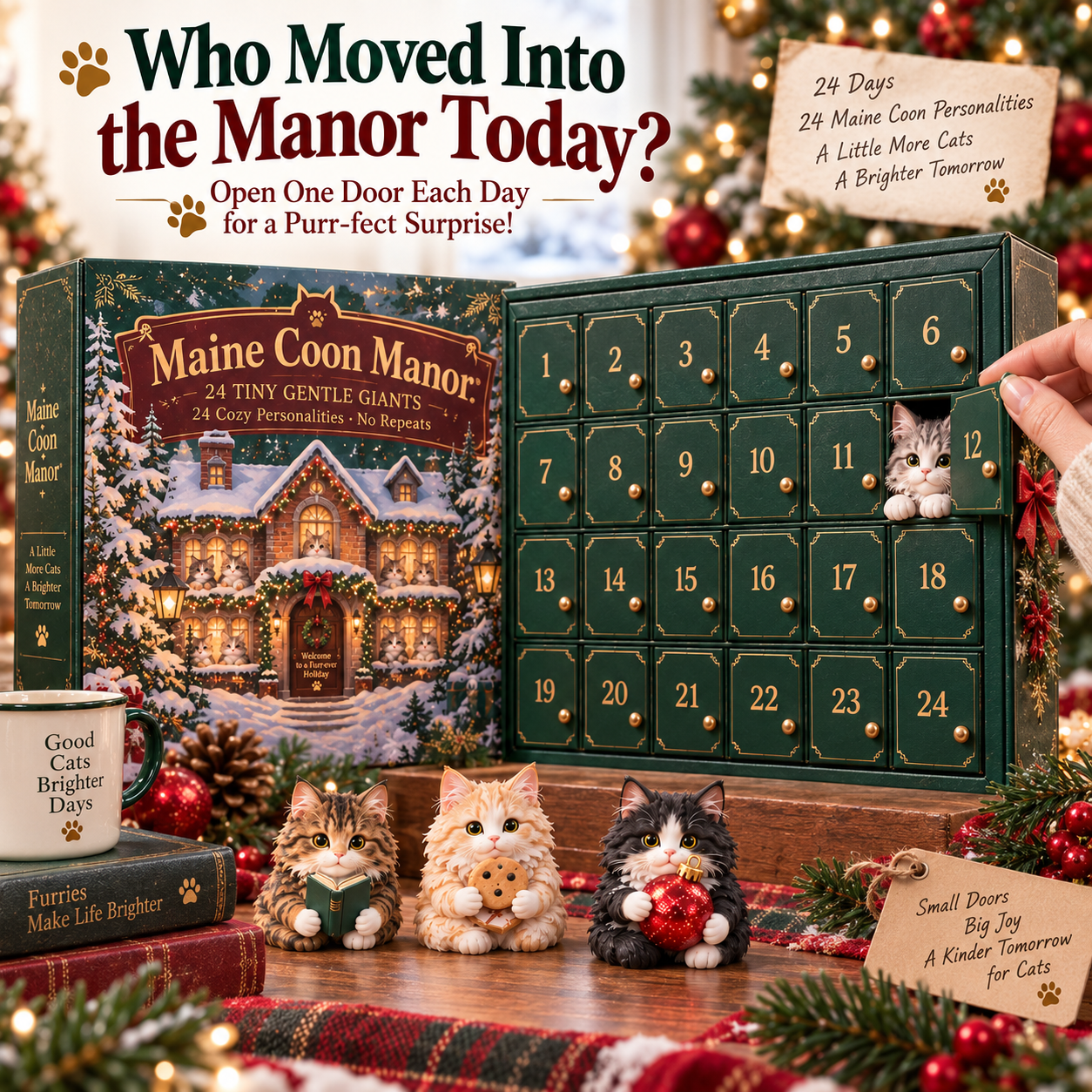 Who moved into Maine Coon Manor today