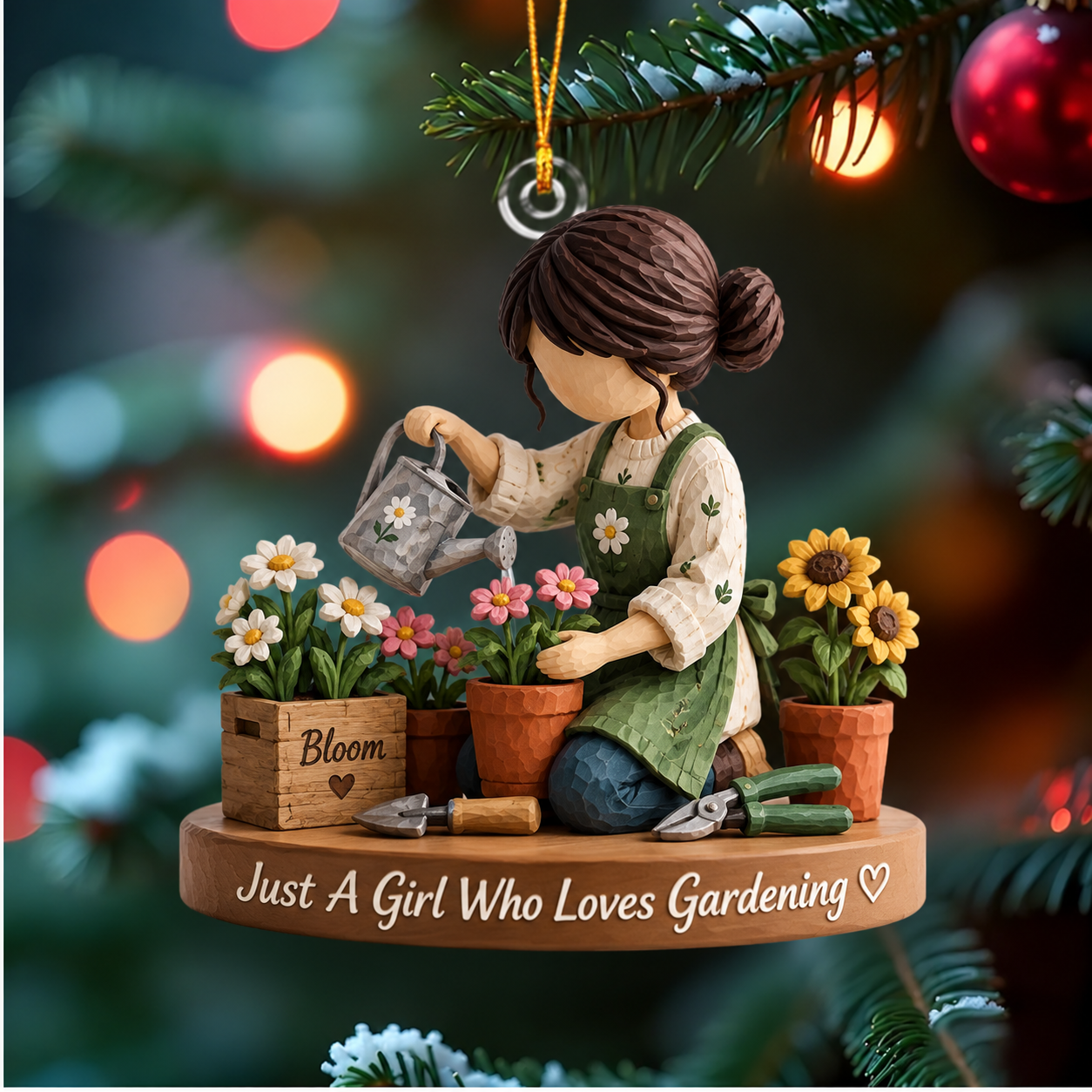 Hobby Christmas Ornament for Her – Painting, Baking, Knitting & Music Collection