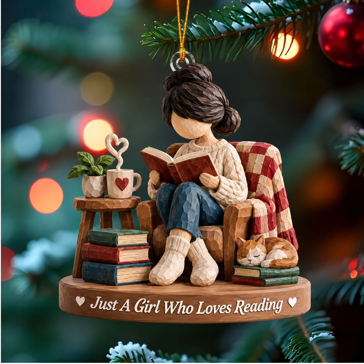 Hobby Christmas Ornament for Her – Painting, Baking, Knitting & Music Collection