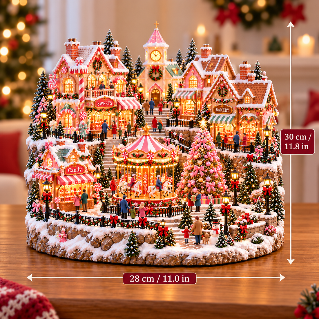Candy Glow Christmas Market Christmas gifting scene