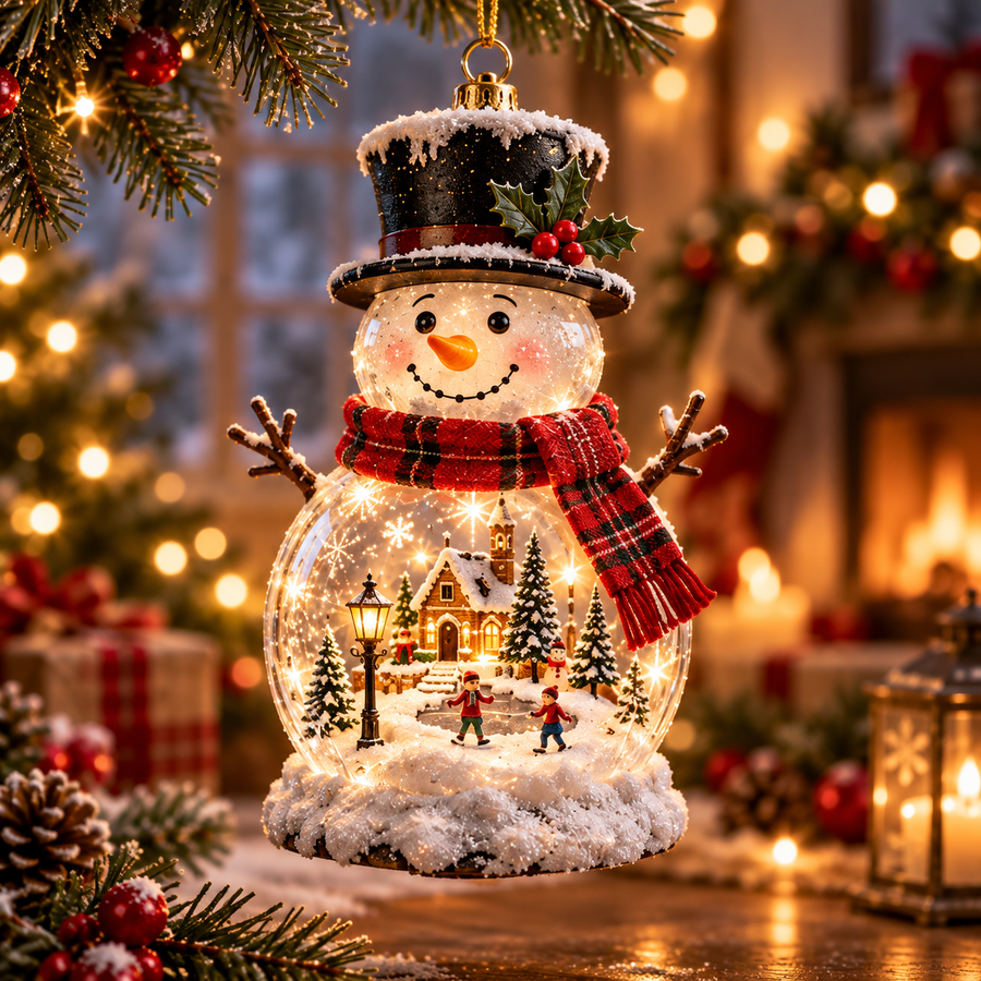 Snowman Christmas ornament