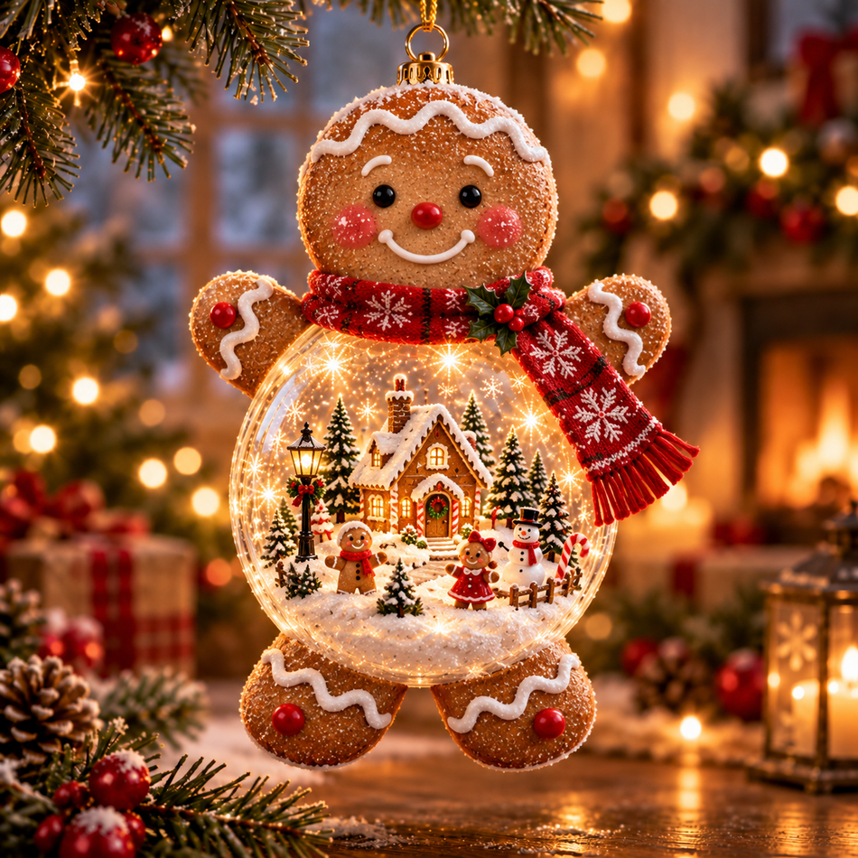 Gingerbread Christmas ornament