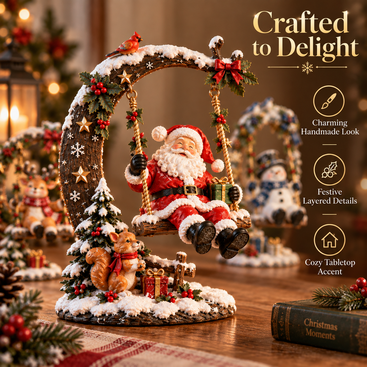 ✨ NEW Original Christmas Swing – A Magical Holiday Figurine Collection