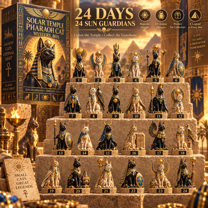 ✨ Ancient Egypt Cat Legends™ – 24 Pharaoh Cat Mystery Collectibles