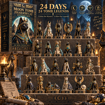 ✨ Ancient Egypt Cat Legends™ – 24 Pharaoh Cat Mystery Collectibles