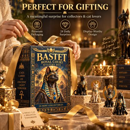 ✨ Ancient Egypt Cat Legends™ – 24 Pharaoh Cat Mystery Collectibles