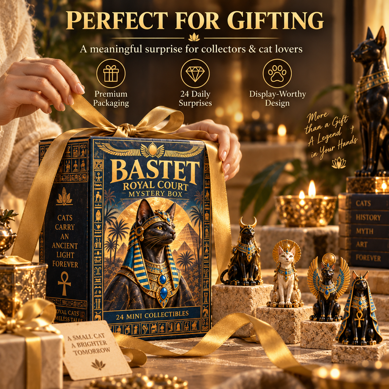 ✨ Ancient Egypt Cat Legends™ – 24 Pharaoh Cat Mystery Collectibles