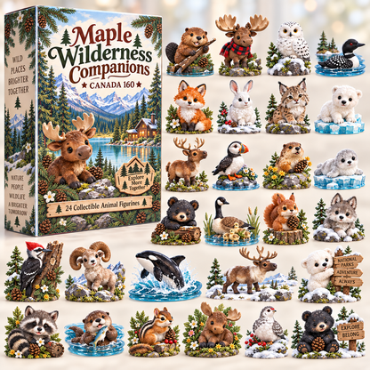 🍁 Canada 160 Wildlife Celebration™ – 24 Canadian Animal Collectibles