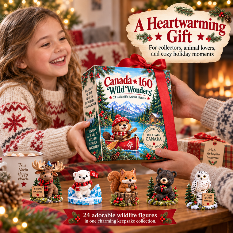 🍁 Canada 160 Wildlife Celebration™ – 24 Canadian Animal Collectibles