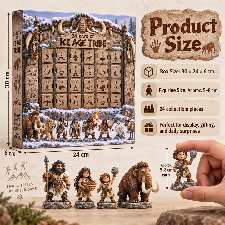 🔥 24 Days of Prehistoric Legends™ – Tribe & Creature Mystery Collectibles