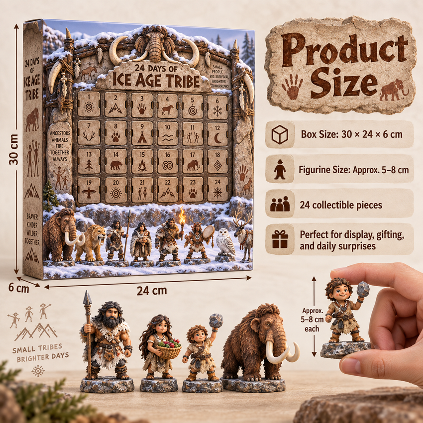 🔥 24 Days of Prehistoric Legends™ – Tribe & Creature Mystery Collectibles