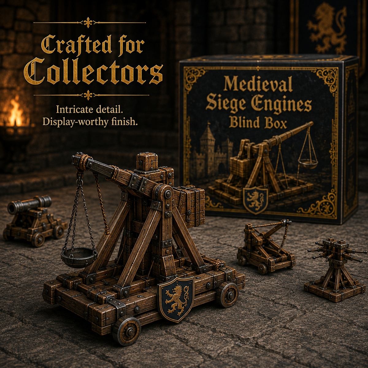 Medieval Siege Engines Blind Box – 24 Unique War Machines 🏰⚔️