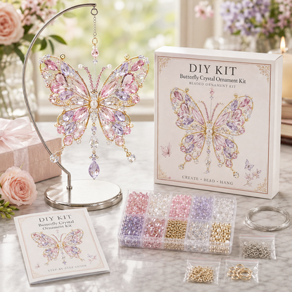 🔥Buy 3 Get 1 Free🎁DIY Crystal Beaded Suncatcher Kit – Handmade Ornament Gift for Craft Lovers 🎁