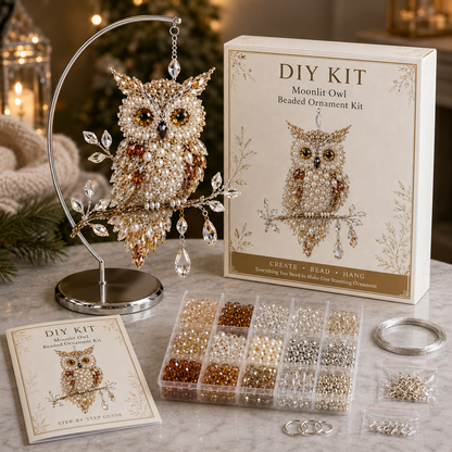 🔥Buy 3 Get 1 Free🎁DIY Crystal Beaded Suncatcher Kit – Handmade Ornament Gift for Craft Lovers 🎁