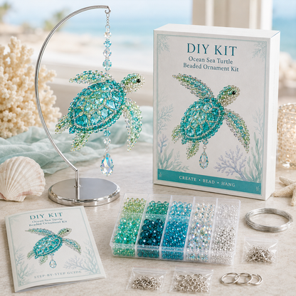 🔥Buy 3 Get 1 Free🎁DIY Crystal Beaded Suncatcher Kit – Handmade Ornament Gift for Craft Lovers 🎁