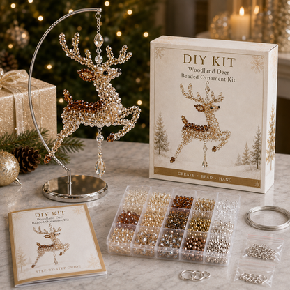 🔥Buy 3 Get 1 Free🎁DIY Crystal Beaded Suncatcher Kit – Handmade Ornament Gift for Craft Lovers 🎁