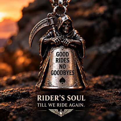 🏍️ Ride Safe Biker Christmas Bell Ornaments – Rider Spirit Holiday Decor 🔔🎄