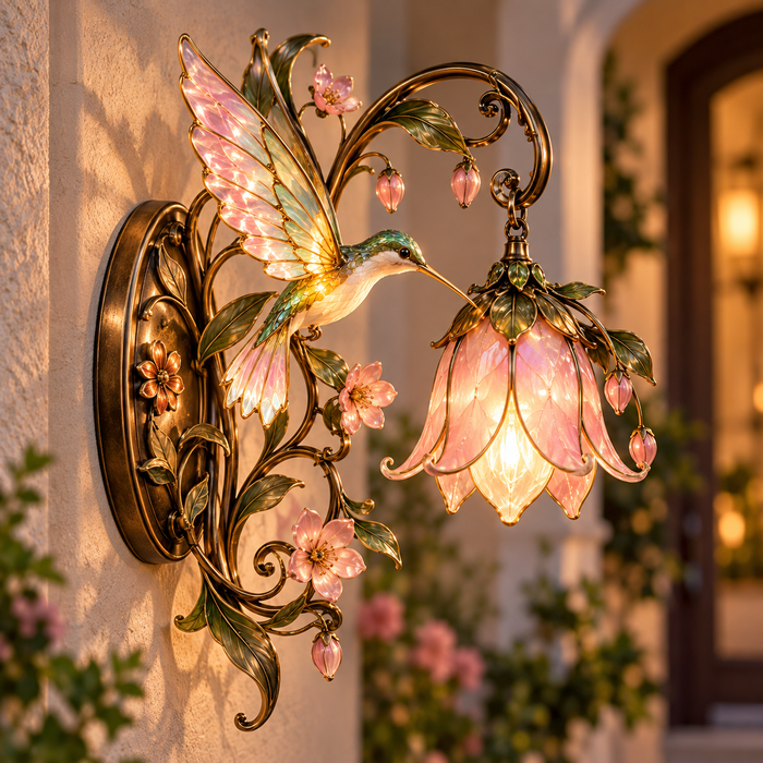 Hummingbird wall light