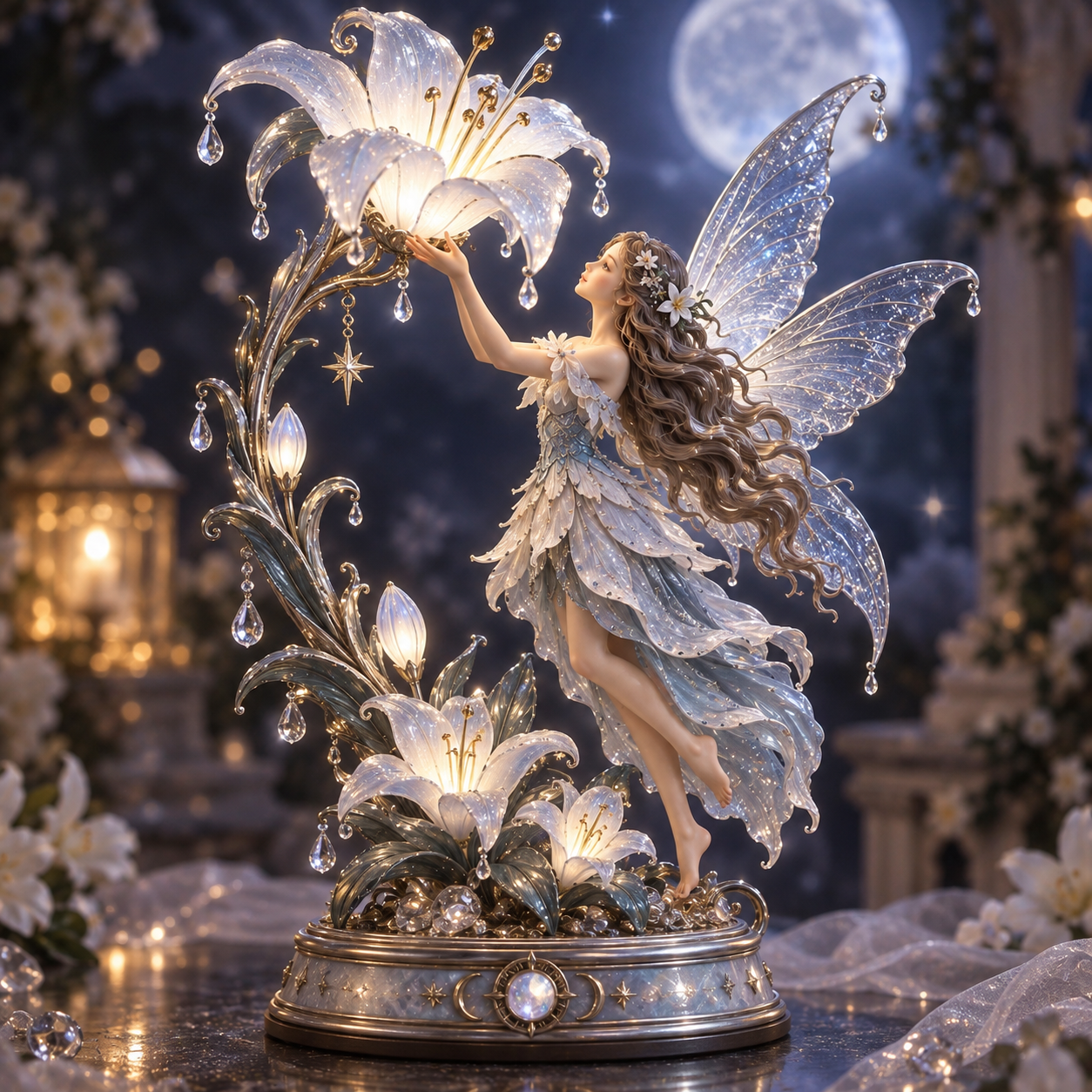🌙✨ Fairy Flower Night Light – Enchanted Floral LED Lamp for Cozy Home Décor