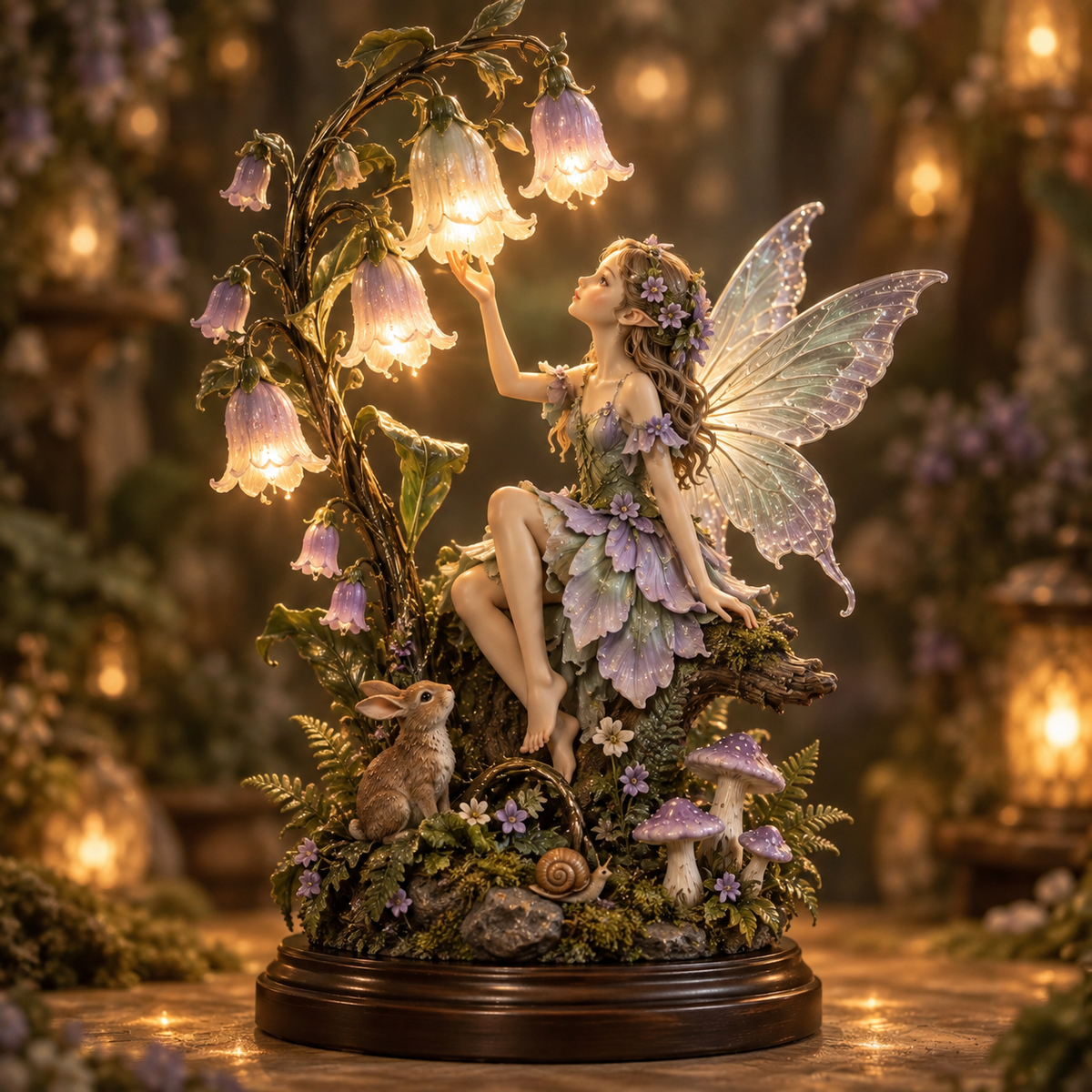 🌙✨ Fairy Flower Night Light – Enchanted Floral LED Lamp for Cozy Home Décor