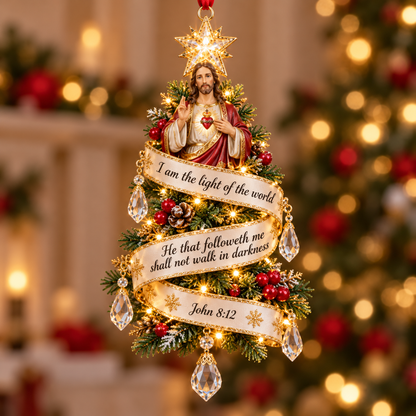 ✝️Christian Bible Verse Christmas Ornament – Faith-Inspired Hanging Decor 🎄