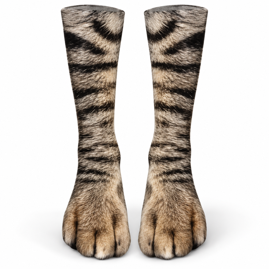 😂3D Realistic Animal Paw Socks – Funny Pet Reaction Novelty Socks 🐾