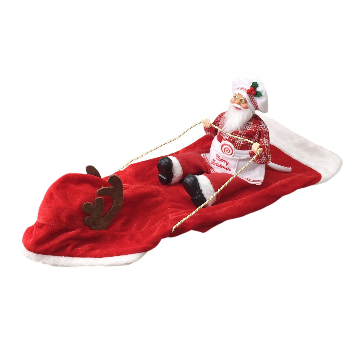 🎅🐾 Christmas Santa Rider Pet Costume – Funny Holiday Outfit for Dogs & Cats 🎄🐶