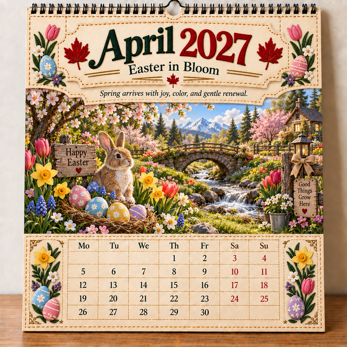 Canadian spring calendar