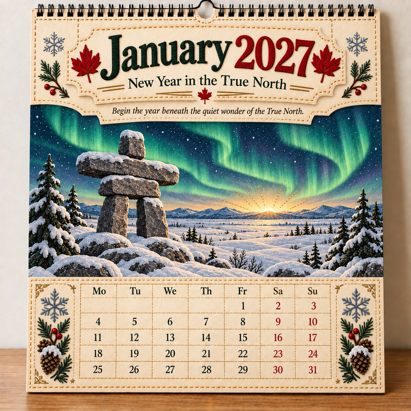 January 2027 Canada Calendar