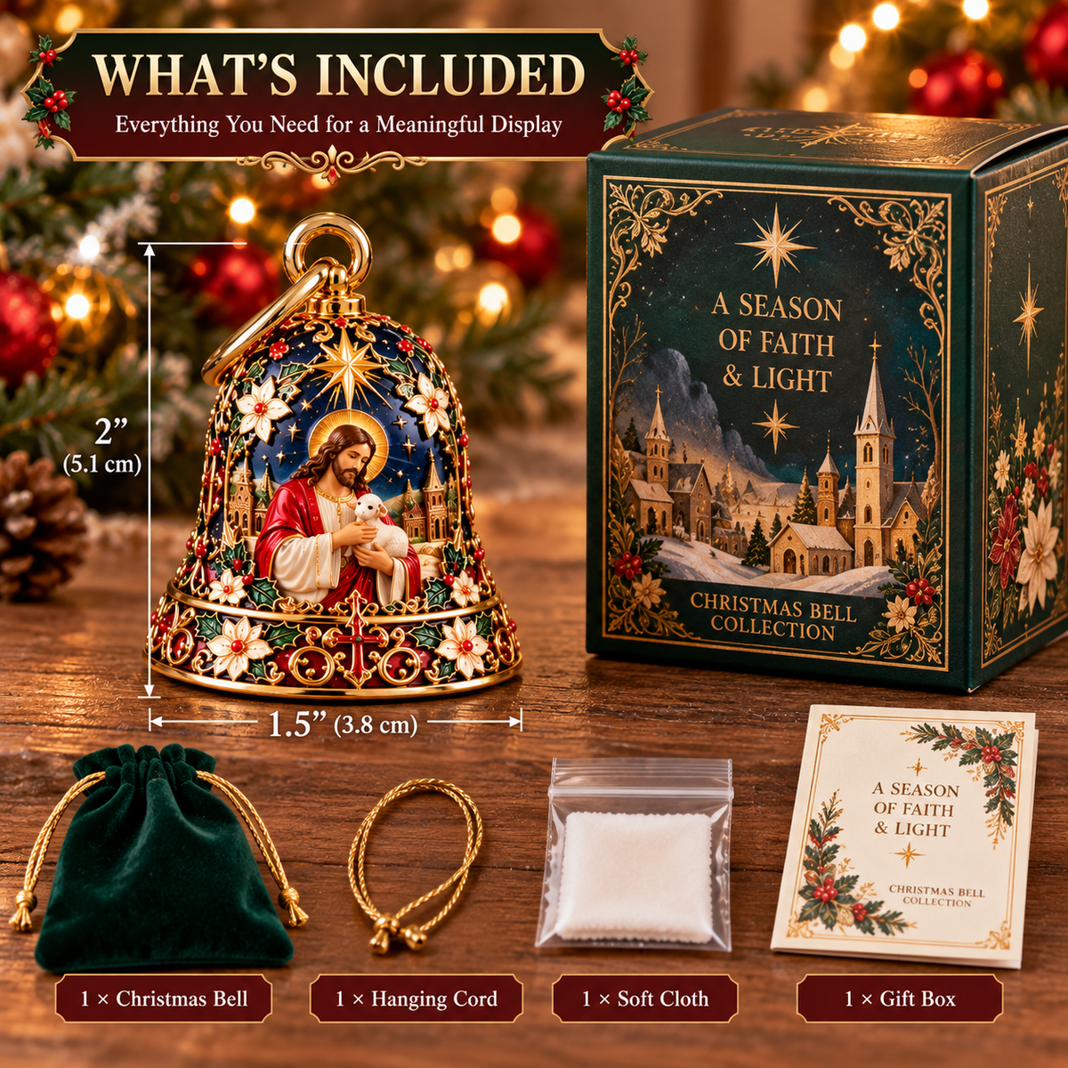 🔔✨ Christmas Blessing Bell™ – From the Tree to the Open Road