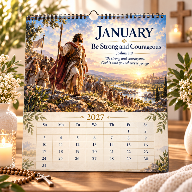 January Be Strong and Courageous