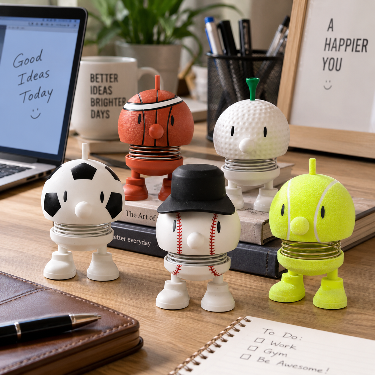 🏀 Bouncy Sports Buddies™ – Spring Bobblehead Sports Figurine Collection