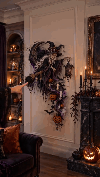 🧙‍♀️✨ Haunted Witch’s Magic Wall Lamp™ – A Spooky Glow From The Dark Side Of Halloween 🎃