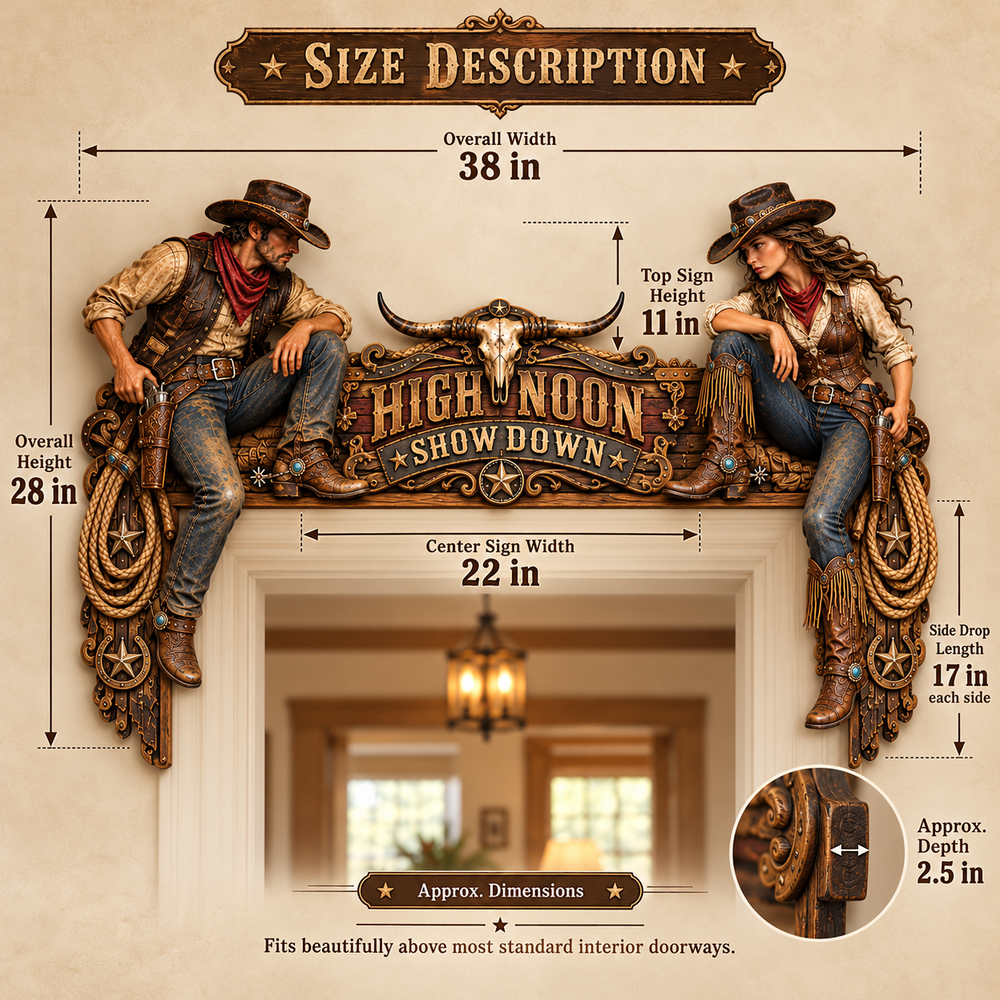 Approximate size guide showing 38 inch overall width, 28 inch overall height and 2.5 inch depth