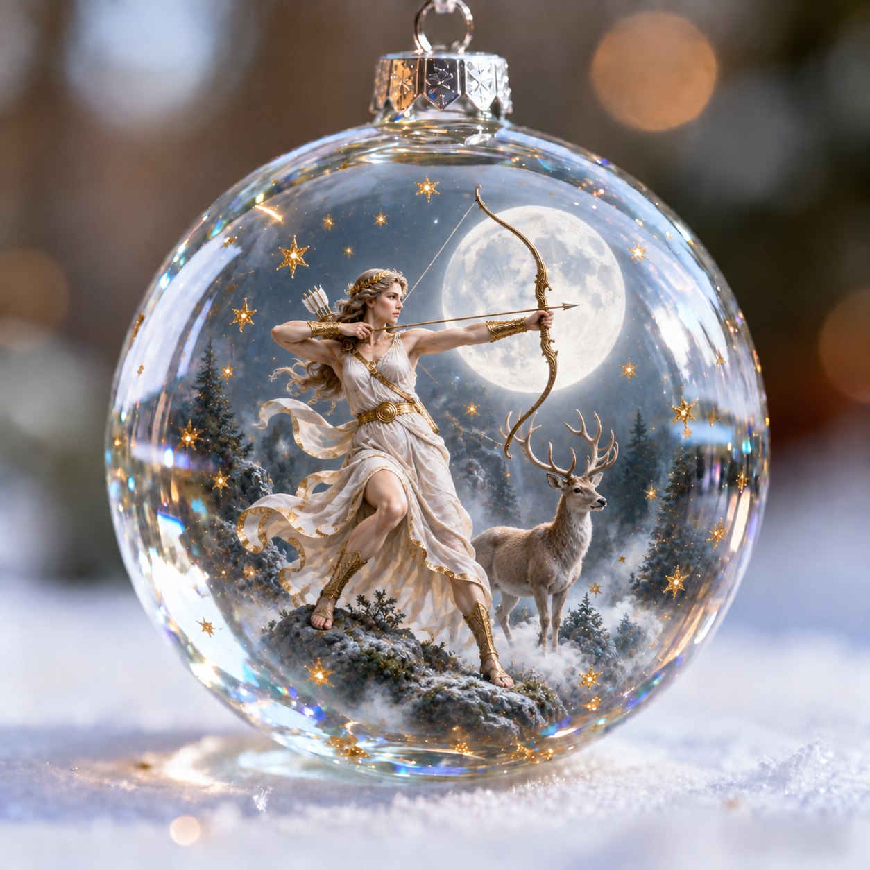 🏛️✨ Legends of Olympus Christmas Ornament Collection