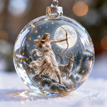 🏛️✨ Legends of Olympus Christmas Ornament Collection