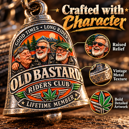 🏍️🔔 Old Bastards Riders Club Bell 🔥🛣️
