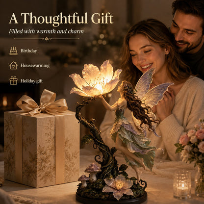 🌙✨ Fairy Flower Night Light – Enchanted Floral LED Lamp for Cozy Home Décor